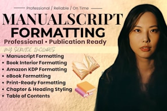book editing and formatting, manuscript formatting and developmental book editor
