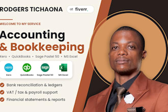 do bookkeeping cleanup and catch up in quickbooks, xero