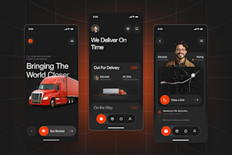 build truck booking app, logistics app dispatch delivery app, truck tracking app