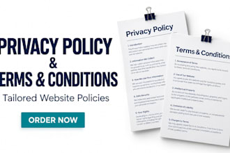 write privacy policy legal contract terms and conditions terms of service gdpr