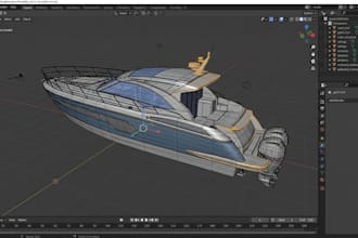 be your naval architect for 3d boat model cad design and cnc cut files