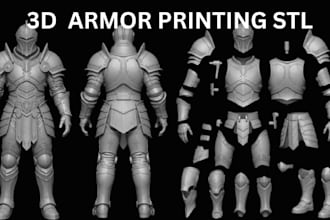 create custom wearable cosplay armor 3d helmet props stl 3d print cosplay armor