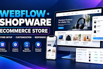 design shopware webflow ecommerce website shopware to shopify domain migration