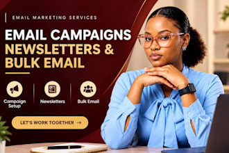 do bulk email blast send mass cold email campaign, email newsletter blast