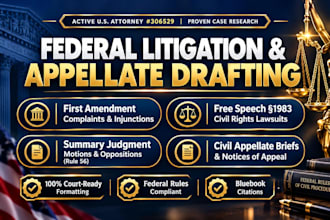 draft a first amendment civil rights complaint