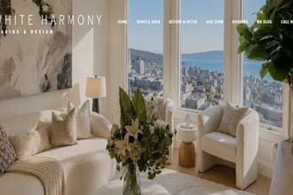 build wix property styling website home staging interior architecture website