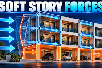 calculate soft story lateral loads and strengthening forces