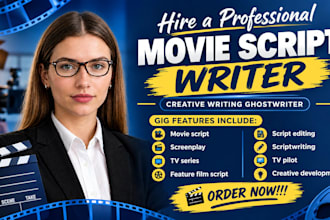 be scriptwriter screenplay movie script writing film script writer tv series
