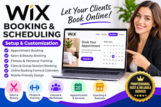 do wix website scheduling, class booking, salon booking, fitness booking forms