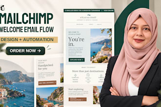 set up mailchimp welcome email automation and sequences