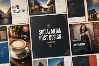 create social media posts, instagram, facebook ads design