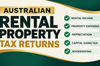 prepare australian rental property tax returns, expenses, depreciation and cgt