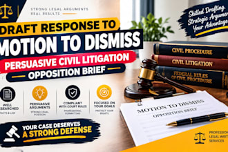 draft response to motion to dismiss persuasive civil litigation opposition brief
