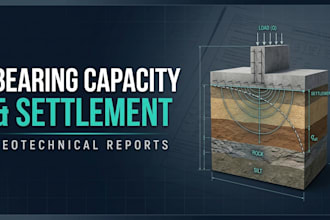 geotechnical engineering report, soil bearing capacity and settlement analysis