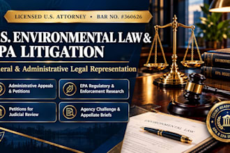 write an environmental agency decision challenge brief