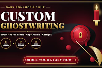 ghostwrite smut dark romance nsfw fanfiction bdsm gay anime catfight stories
