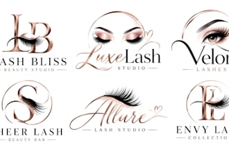 design a professional, lash artist, beauty salon, lash extensions eyelash logo