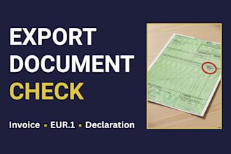 review your eu export documents and explain what to fix
