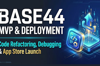 do base44 mvp design base44 code base44 debugging publish to appstore