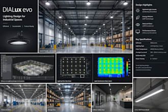 design modern lighting dialux evo industrial lighting design and interior render