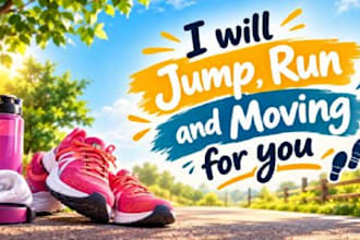 do running and jumping picture for you