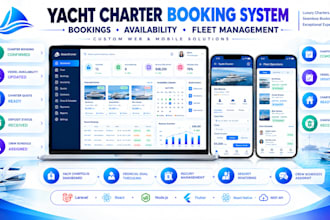 build yacht charter booking software with fleet management