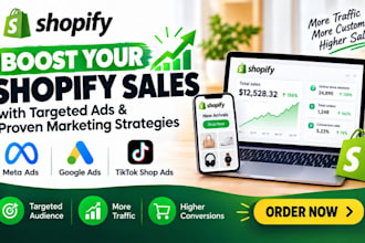 boost shopify sales with store audits meta ads tiktok shop ads, and sales funnel