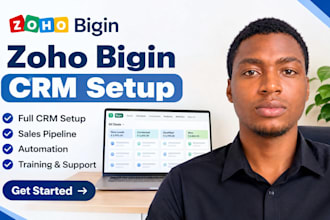 set up your zoho bigin CRM sales pipeline