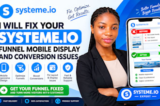 fix your systeme io funnel mobile display and conversion issues