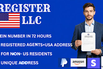 register US llc registration and ein application