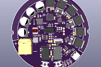 design power mosfet pcb, motor driver, gate driver and hgh current circuits