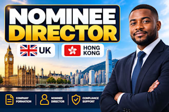 provide nominee director services for UK and hong kong companies