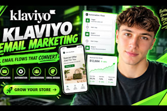 klaviyo email marketing, klaviyo flow, klaviyo automation, shopify klaviyo flow