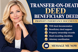 draft transfer on death deed, beneficiary deed and property documents
