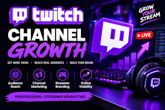promote your twitch channel and help grow your streamer audience