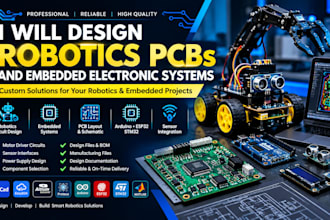 design robotics pcbs and embedded electronics systems