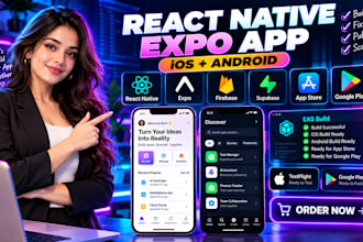 react native expo app ios android app store publish firebase supabase convex