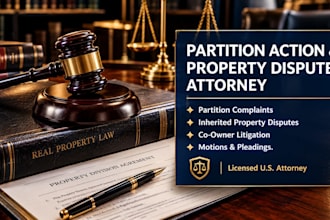 draft a co owner residential property dispute complaint or legal filing