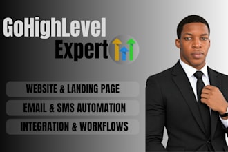 build gohighlevel website, forms, surveys and ghl automation