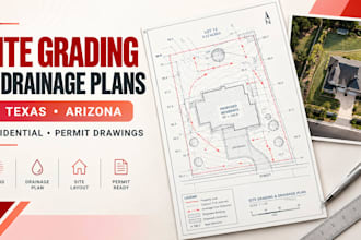 create site grading and drainage plans for permit submission