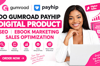 do gumroad payhip digital product SEO ebook marketing sales optimization