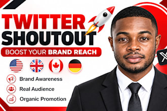 promote shoutout share website link to 300m USA, UK, ca, twitter, fb ig audience