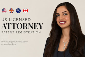 prepare and file your US patent as a uspto registered attorney patent filing