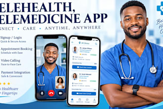 develop telemedicine medical, telehealth telepharmacy mobile app development