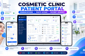 build cosmetic clinic booking system with patient portal