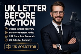 prepare your uk letter before action for unpaid invoices and business debts