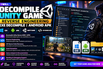 decompile unity game reverse engineering exe decompile android apk