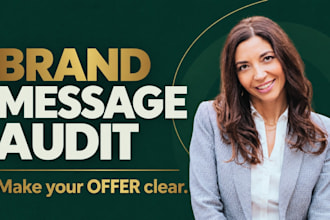 audit your brand messaging and target audience