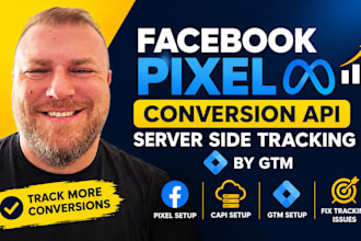setup facebook pixel conversion API, server side tracking, fix meta pixel by GTM