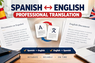 translate spanish to english and english to spanish
